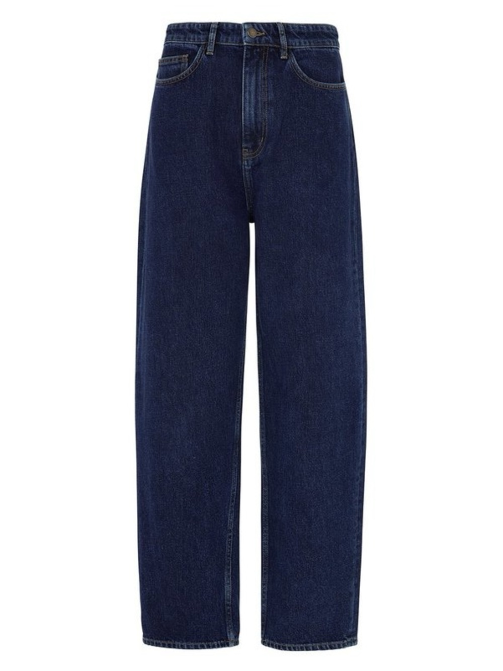 People Tree Barrel Enora Dark Wash High Rise Jeans 6